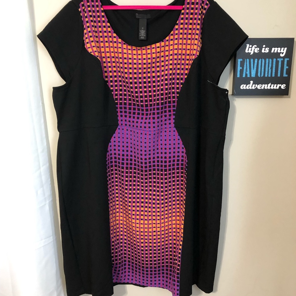 Lane Bryant Black Career Purple NWOT 28  g0146
